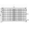 Mobile fence | 'Profi M' | with hooks and eyes